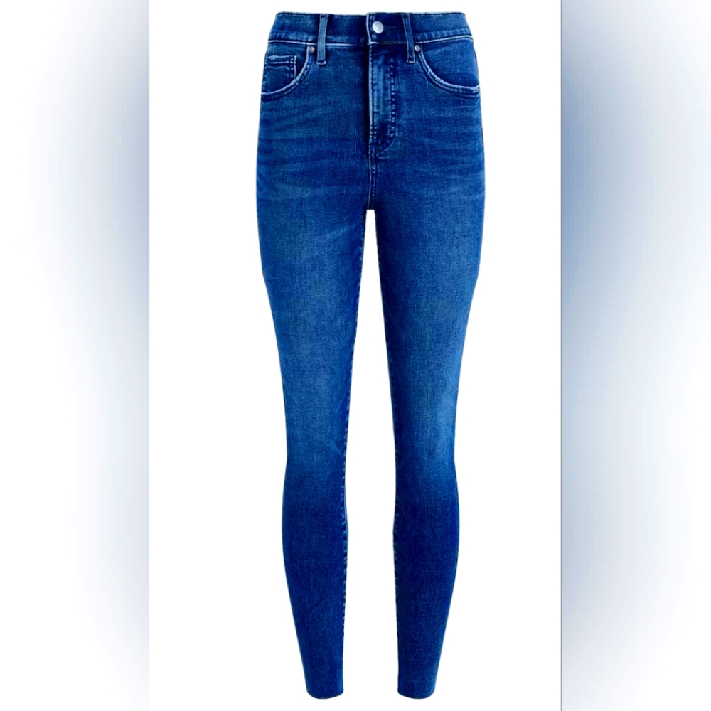 Express Brand Women's Skinny Super High Rise Dark Wash Jeans Size 00L